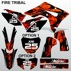 HONDA CRF 450RL 450L 2019-2022 FIRE TRIBAL motocross racing decals MX graphics