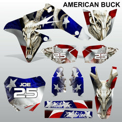 Suzuki RMZ 450 2008-2017 AMERICAN BUCK motocross decals set MX graphics kit
