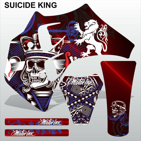 ТМ RACING 50 SUICIDE KING motocross racing decals set MX graphics stripes kit