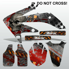 Honda CRF 450 2008 DO NOT CROSS! motocross decals set MX graphics kit