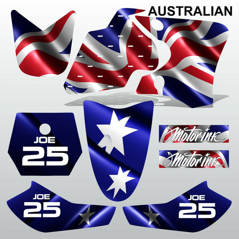 Yamaha TTR 90 1999-2007 AUSTRALIAN motocross racing decals set MX graphics