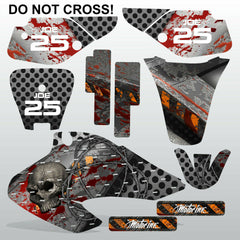 Honda XR 70 2001-2003 DO NOT CROSS! motocross decals set MX graphics kit