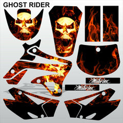 TM MX 125 250 300 450 2008-2014 GHOST RIDER motocross decals set MX graphics kit