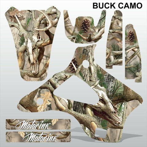 Kawasaki KX125-250 1994-1998 BUCK CAMO motocross decals set MX graphics kit