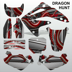 Honda CR85 2003-2012 DRAGON HUNT motocross decals set MX graphics kit