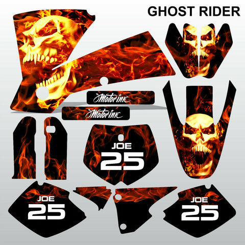 KTM SX 2001-2002 GHOSt RIDER motocross racing decals set MX graphics kit