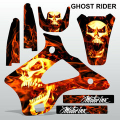 Kawasaki KX 125-250 1994-1998 GHOST RIDER motocross decals set MX graphics kit