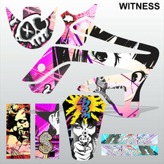 TM MX 125 250 300 450 2008-2014 WITNESS motocross decals set MX graphics kit