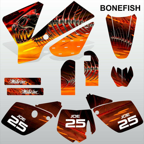 KTM SX 65 2002-2008 BONEFISH motocross racing decals stripe set MX graphics kit