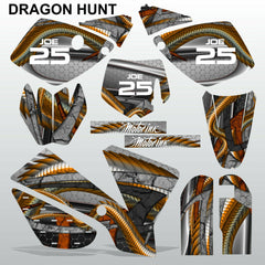KTM SX 65 2002-2008 DRAGON HUNT motocross racing decals stripe set MX graphics