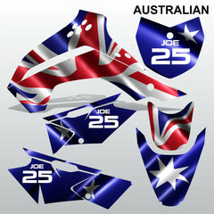 Kawasaki KLX 140 2015 AUSTRALIAN motocross decals set stripe MX graphics kit