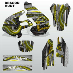 Suzuki RM 125-250 1999 2000 DRAGON HUNT motocross decals set MX graphics kit