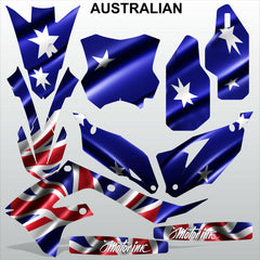 Kawasaki KXF 450 2019 AUSTRALIAN motocross racing decals set MX graphics kit