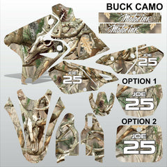 Kawasaki KLX 400 BUCK CAMO motocross racing decals set MX graphics kit