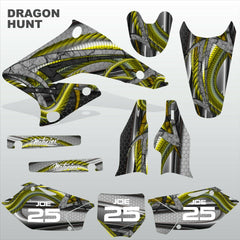 Suzuki RMZ 250 2004-2006 DRAGON HUNT motocross racing decals set MX graphics