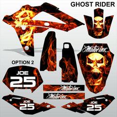 HUSQVARNA 250 450 510 2008-2010 GHOST RIDER motocross decals set MX graphics kit