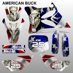 Yamaha YZ 85 2002-2014 AMERICAN BUCK motocross racing decals set MX graphics kit