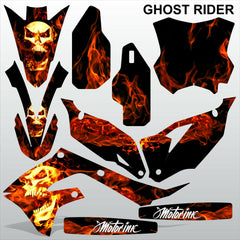 Kawasaki KXF 250 2021 GHOST RIDER motocross racing decals set MX graphics kit