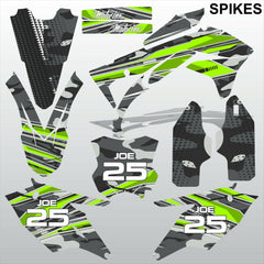 Kawasaki KXF 450 2006-2008 SPIKES motocross racing decals set MX graphics kit