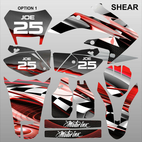Honda CRF 250X 2004-2012 SHEAR racing motocross decals set MX graphics kit