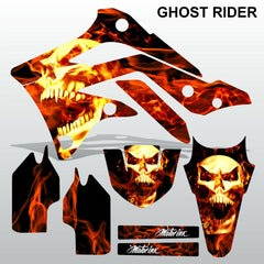 Kawasaki KXF 450 2012-2014 GHOST RIDER motocross decals set MX graphics kit