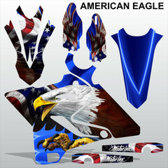 Yamaha YZ 125 250 2015-2017 AMERICAN EAGLE motocross decals set MX graphics kit