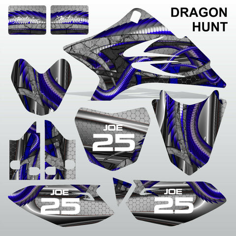 Yamaha TTR 50 2006-2015 DRAGON HUNT motocross racing decals set MX graphics