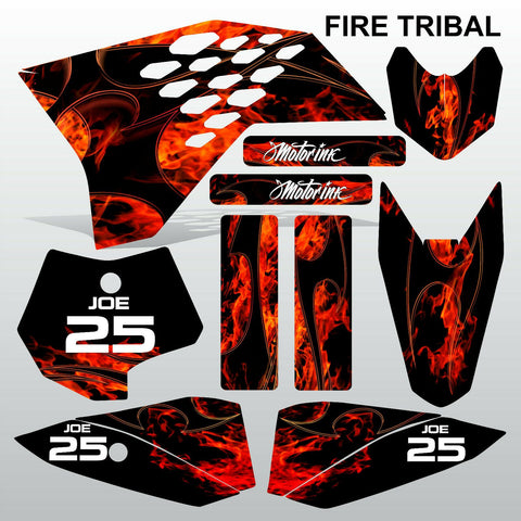 KTM SX 50 2009-2013 FIRE TRIBAL motocross racing decals stripe set MX graphic