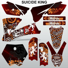 KTM SX 85-105 2003-2005 SUICIDE KING motocross racing decals set MX graphics kit