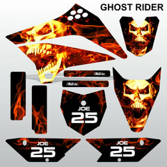 Kawasaki KLX 110 2010-2017 GHOST RIDER motocross decals stripe MX graphics