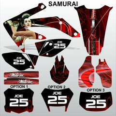 Honda CRF 450X 2005-2016 SAMURAI racing motocross decals set MX graphics kit