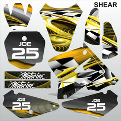 SUZUKI RM 85 2001-2012 SHEAR motocross racing decals set MX graphics kit