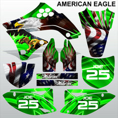 Kawasaki KXF 450 2009-2011 AMERICAN EAGLE motocross racing decals MX graphics