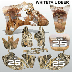 Yamaha YZF 250 450 2003-2005 WHITETAIL DEER motocross decals set MX graphics kit