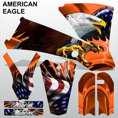 KTM SX 85-105 2003-2005 AMERICAN EAGLE motocross racing decals set MX graphics