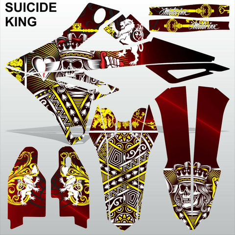 SUZUKI RMZ 450 2018-2021 SUICIDE KING motocross racing decals set MX graphics