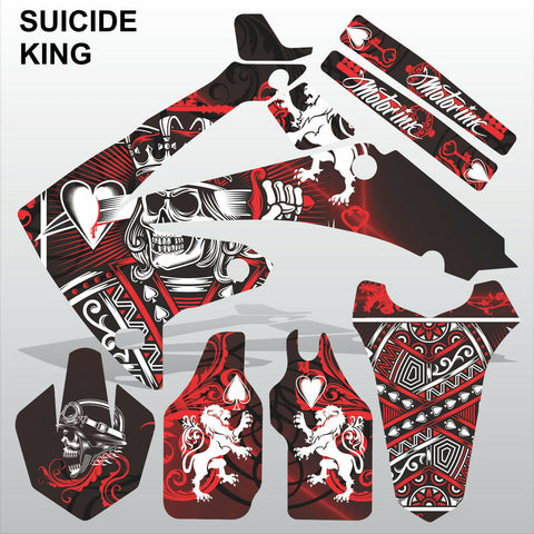 Honda CRF450 2009-2012 SUICIDE KING motocross racing decals set MX graphics kit