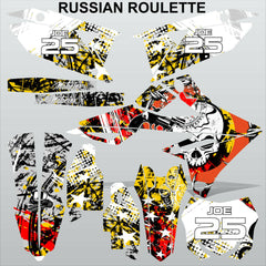 SUZUKI RMZ 450 2018-2021 RUSSIAN ROULETTE motocross racing decals MX graphics