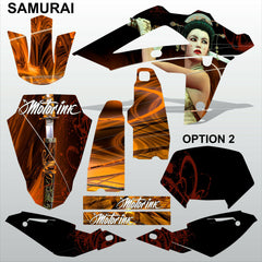 HUSQVARNA 250 450 510 2008-2010 SAMURAI motocross decals set MX graphics kit