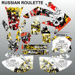 Honda CRF 250X 2004-2012 RUSSIAN ROULETTE race motocross decals set MX graphics