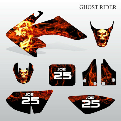 Honda CRF 50 2004-2016 GHOST RIDER motocross decals set MX graphics kit