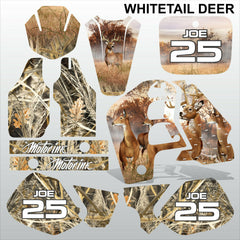 Honda CR 500 1989-2001 WHITETAIL DEER motocross racing decals set MX graphics