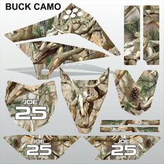 Kawasaki KLX 110 2010-2017 BUCK CAMO motocross racing decals set MX graphics kit