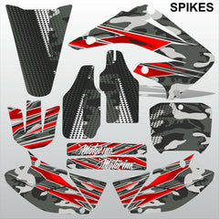 Honda CR125 CR250 2002-2007 SPIKES motocross racing decals set MX graphics kit