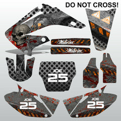 Honda CR125 CR250 2008-2012 DO NOT CROSS motocross decals set MX graphics kit