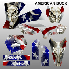 KTM SX 2003-2004 AMERICAN BUCK motocross decals  stripes set MX graphics kit