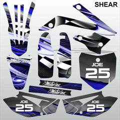 ТМ RACING 85 2013-2021 SHEAR motocross racing decals set MX graphics stripes kit