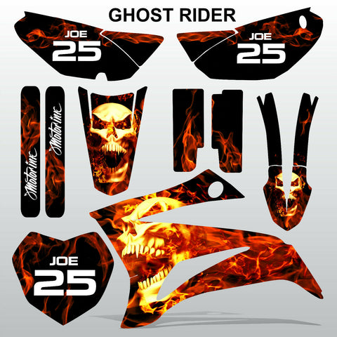 Yamaha TTR 125 2008-2019 GHOST RIDER motocross racing decals set MX graphics