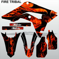 HONDA CR 250 450 2018-2021 FIRE TRIBAL motocross racing decals set MX graphics