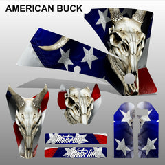 KTM SX 2003-2004 AMERICAN BUCK motocross decals  stripes set MX graphics kit